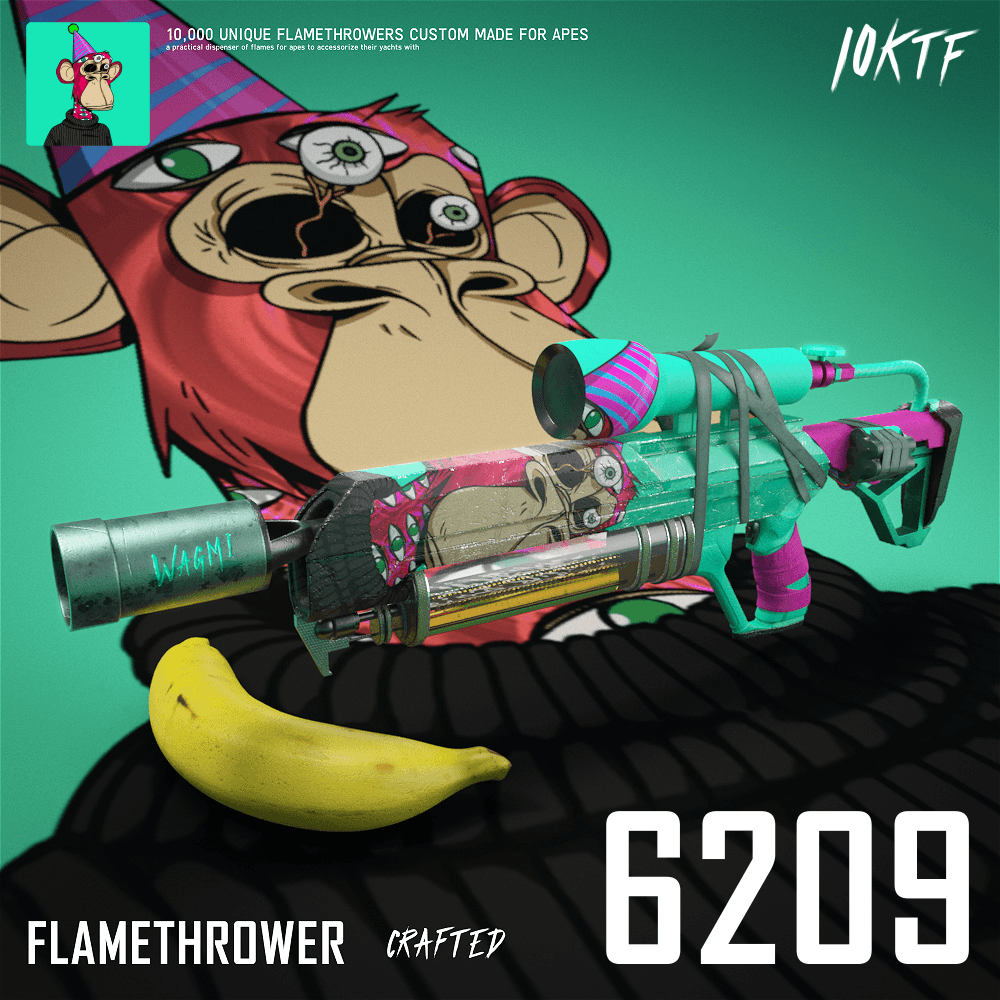 Ape Flamethrower #6209