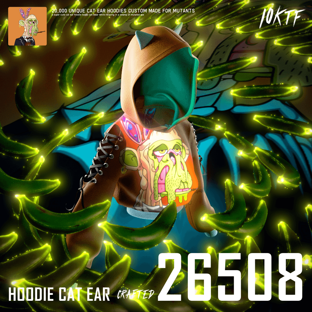 Mutant Cat Ear Hoodie #26508