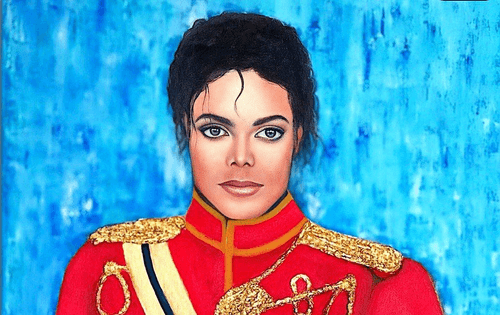 Portrait of Michael Jackson