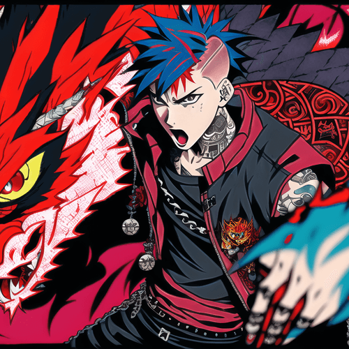 Modern Punk Anime Boy - Aesthetic Anime Pfp Focus (@pfp) | Hero