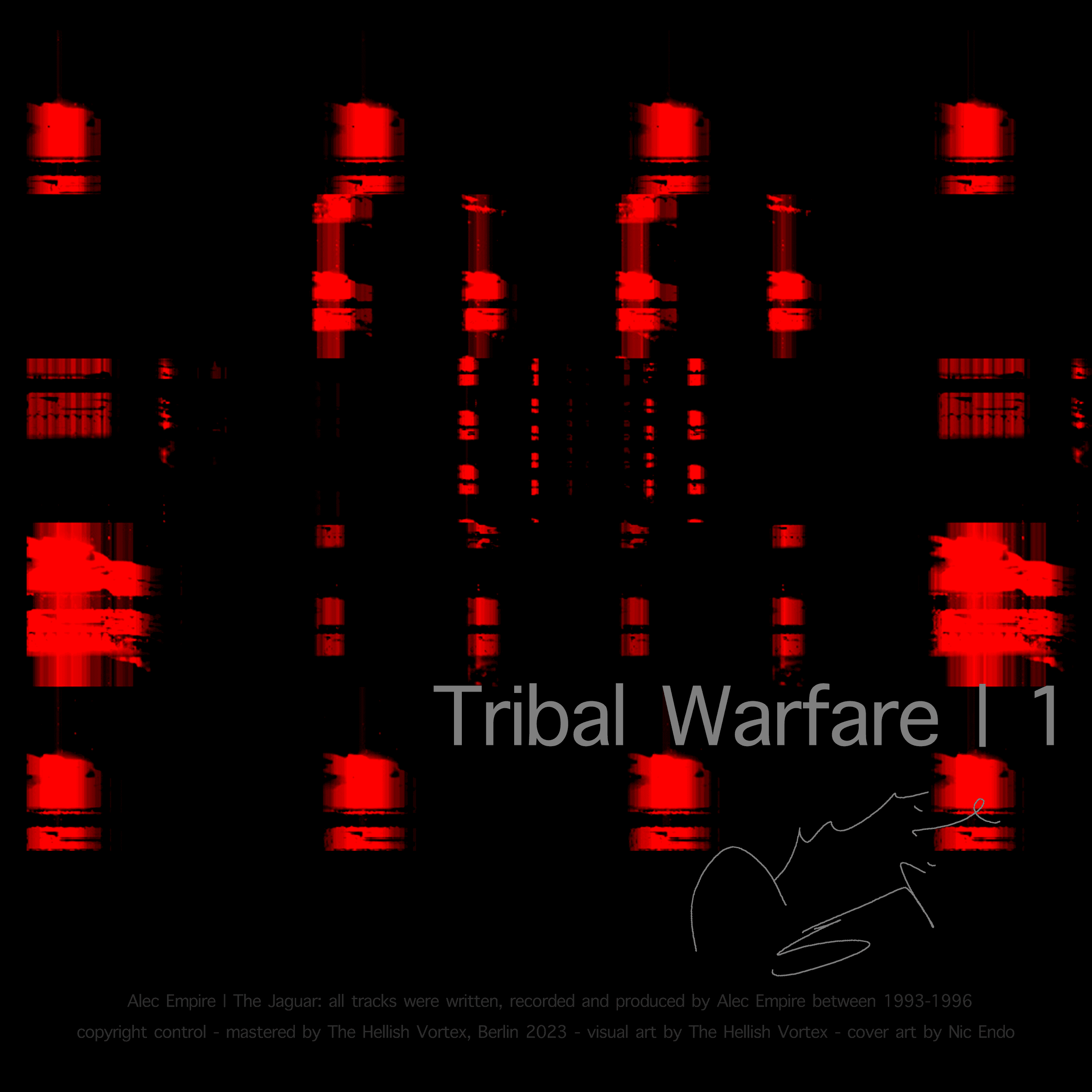 Alec Empire - The Jaguar / Tribal Warfare (autographed / original 12" dubplate NFT)