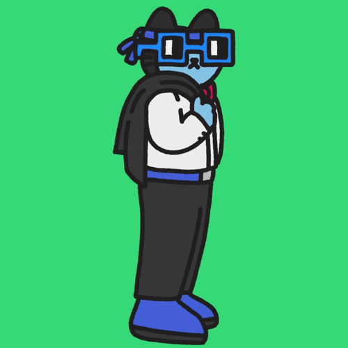 The Thinker- Onchain Summer Ninja Cool Cat Models $Based Noggles