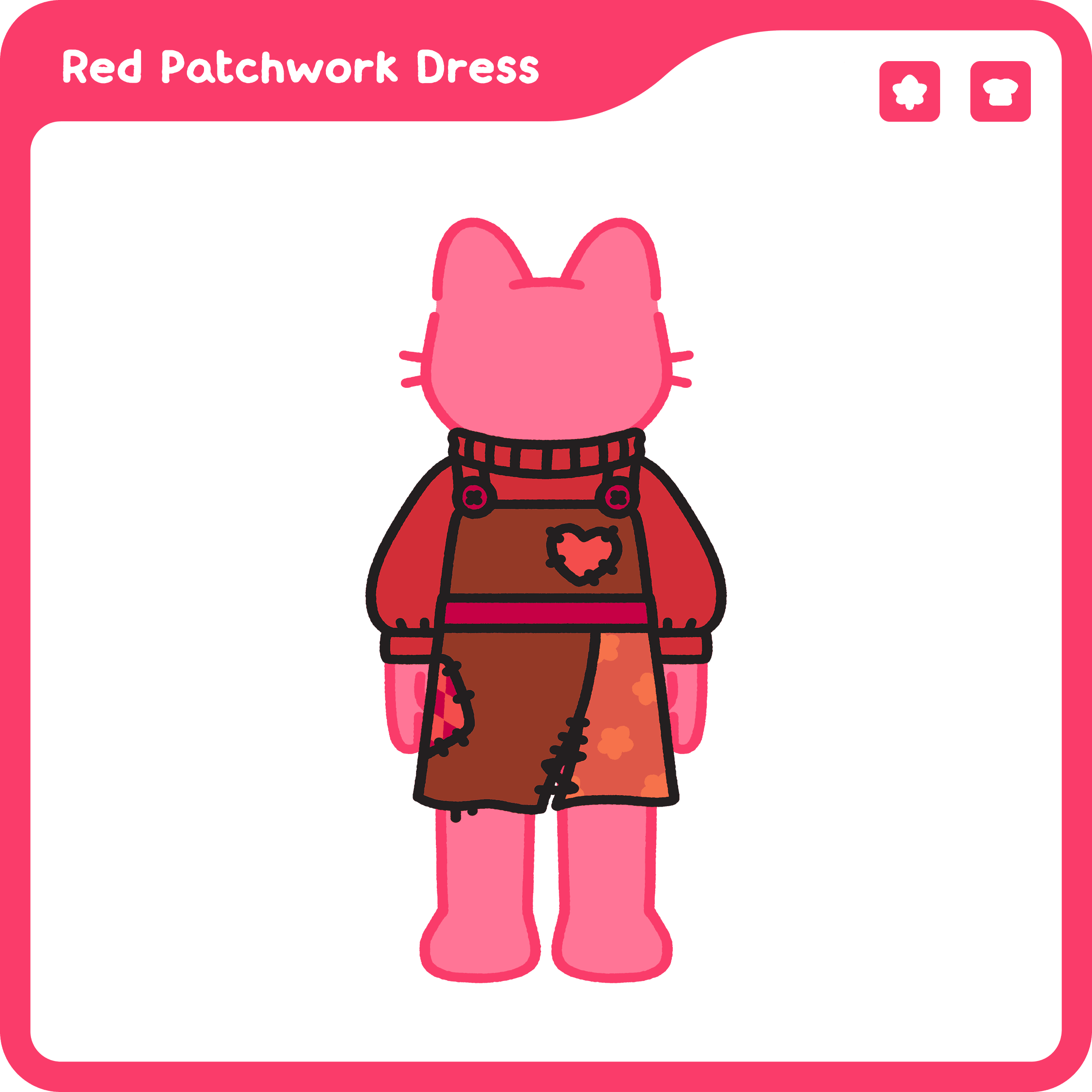 Red Patchwork Dress