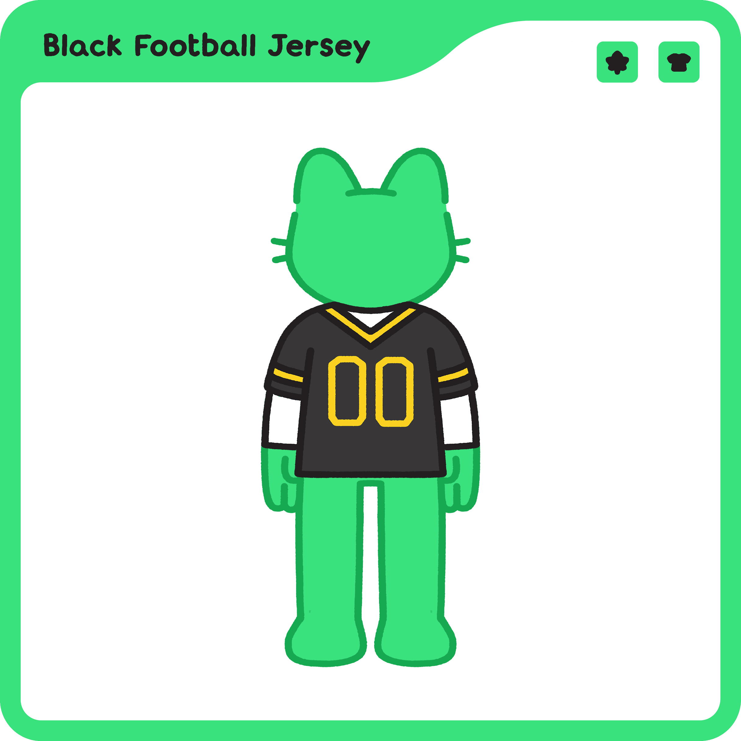Black Football Jersey