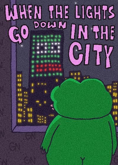 When the lights go down in the city