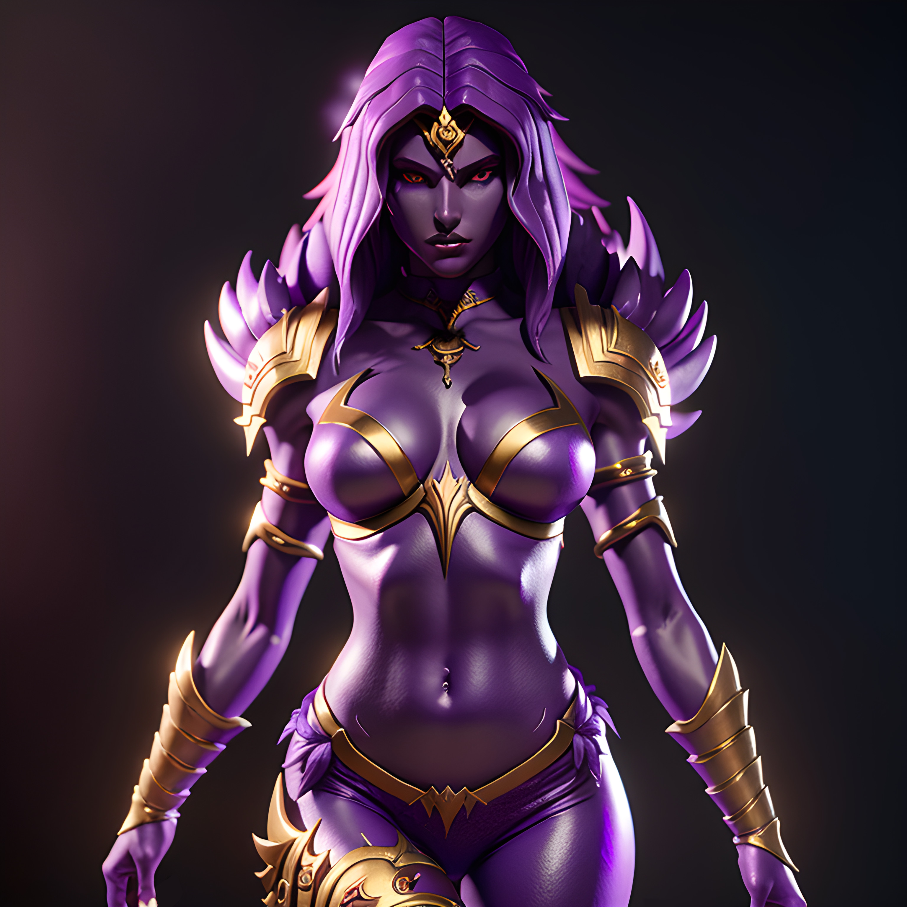 Cosplay 095 - Purple Goddess