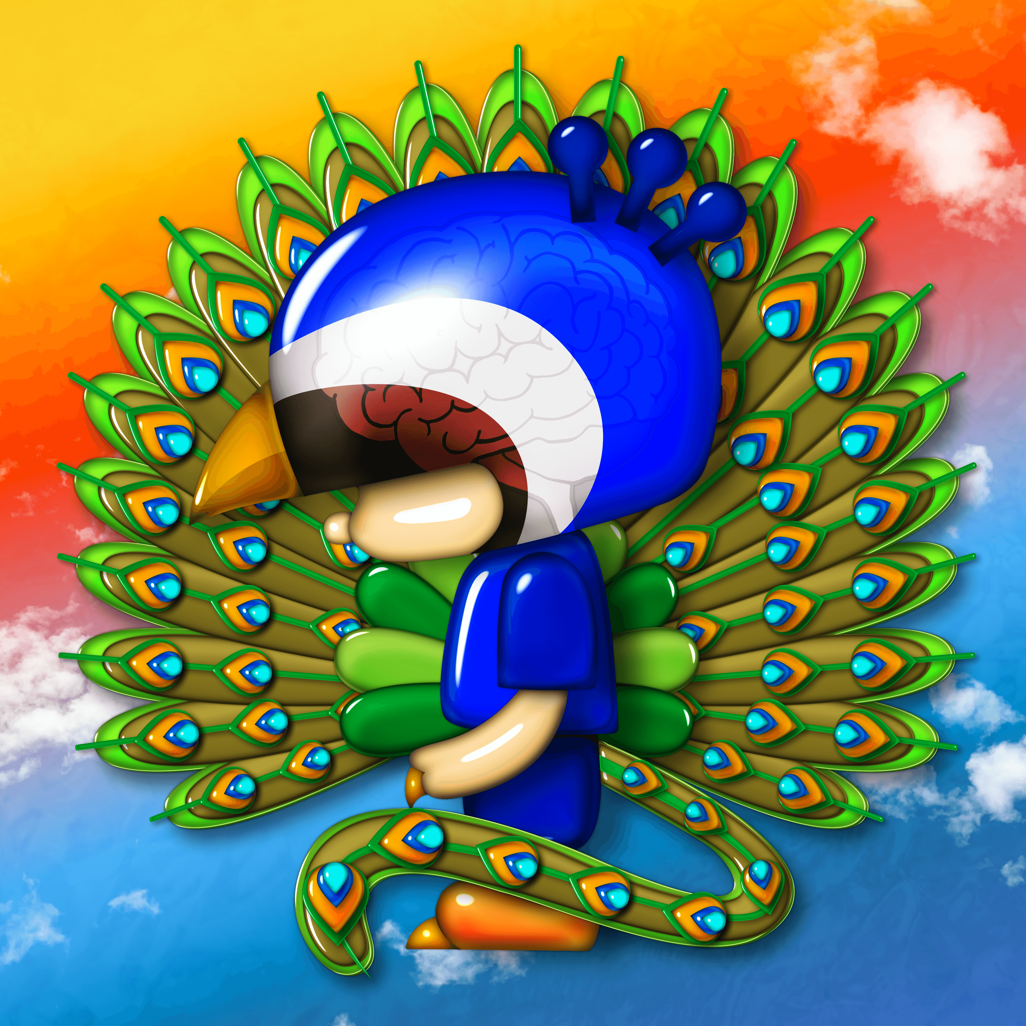 CRYPTO NOU Peacock #94