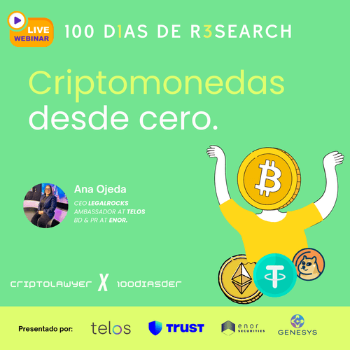 Criptomonedas desde 0 junto a Criptolawyer