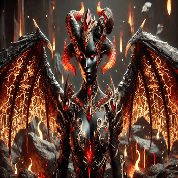 Seraphtis Obsidian Flame Goddess