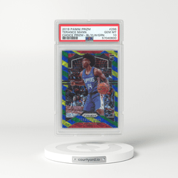 2019 Panini Prizm #296 Terance Mann - Choice Prizm-Blue/Yellow/Green (PSA 10 GEM MINT)