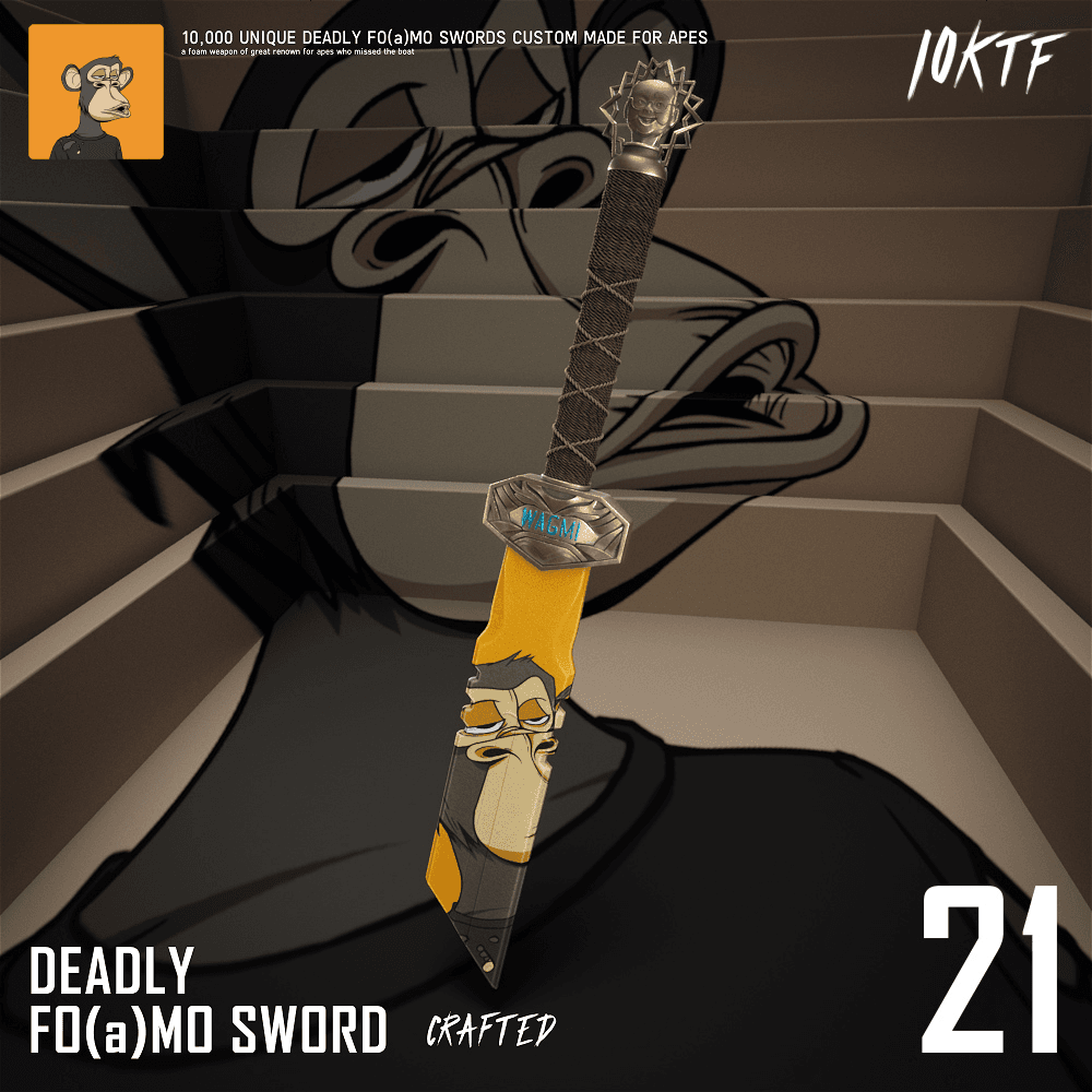 Ape Deadly FO(a)MO Sword #21