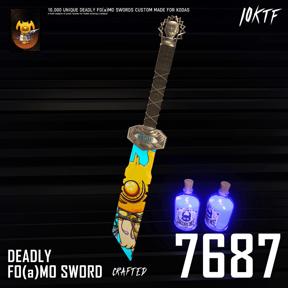 Koda Deadly FO(a)MO Sword #7687