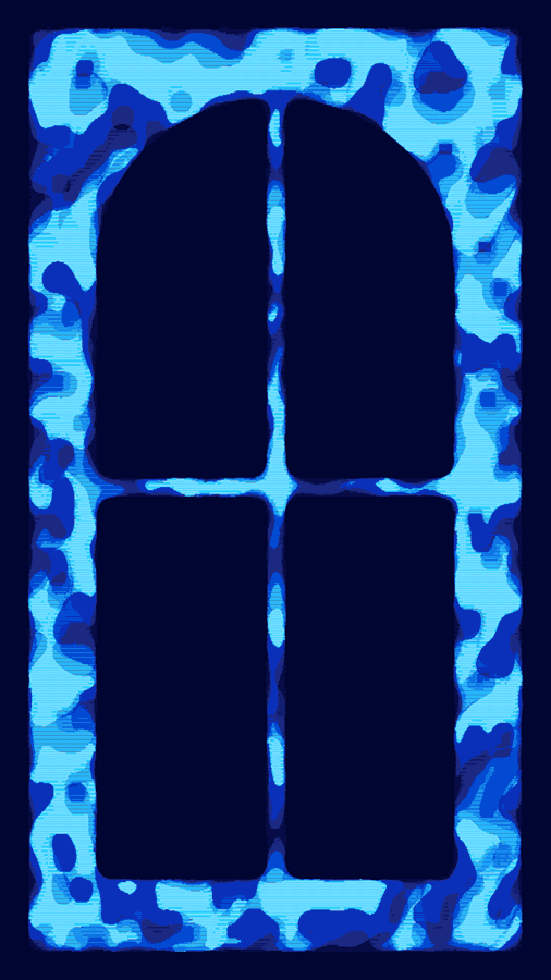 Liquid Window #1 (blue)