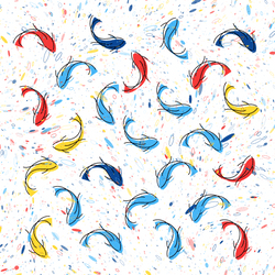 Colored Carp #8384