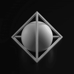 Sphere in Open Platonic Solids by Joanie Lemercier collection image