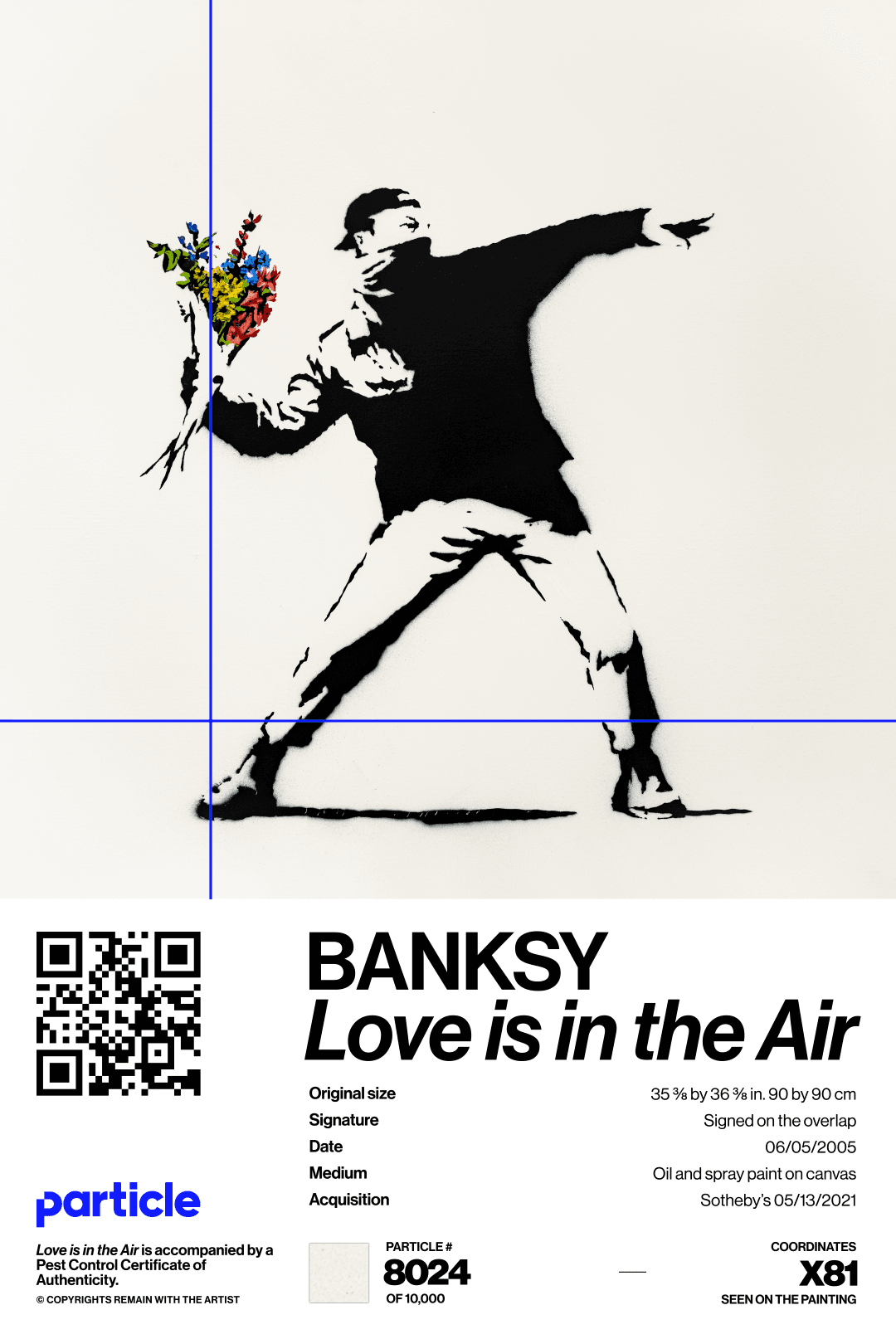 Banksy | Love Is In The Air #8024