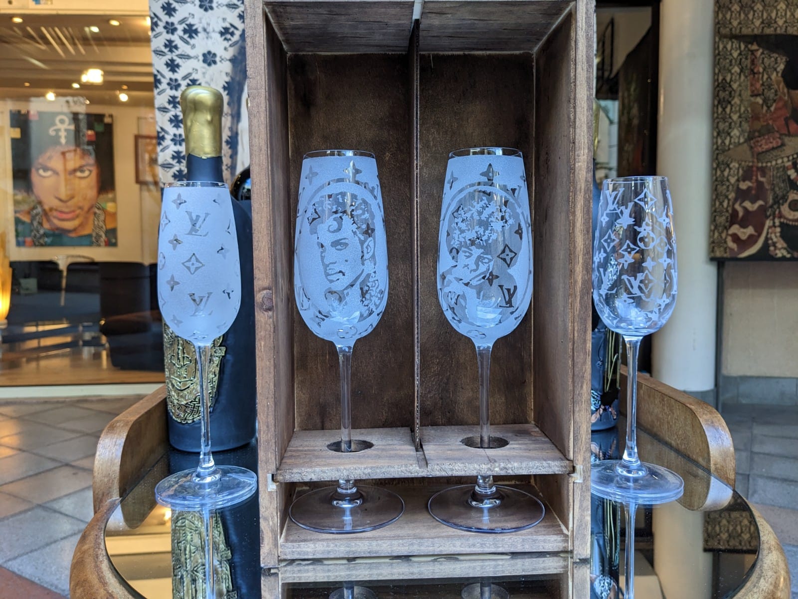 Prince's Louis Champagne flutes