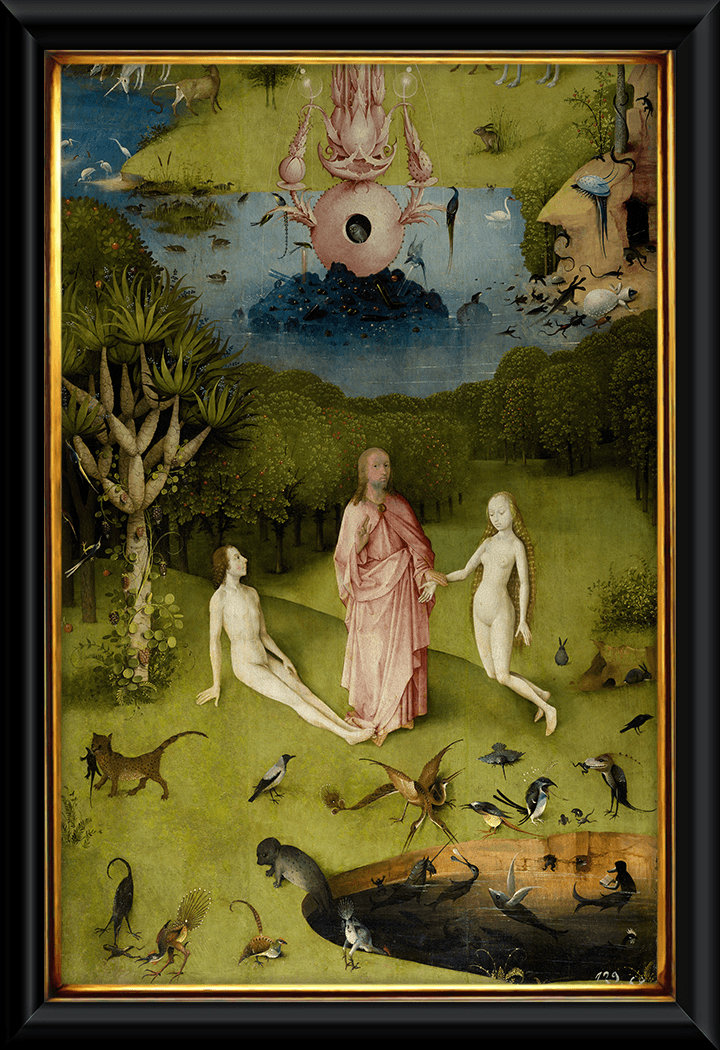 Left Panel; The Garden of Earthly Delights (1490-1500)
