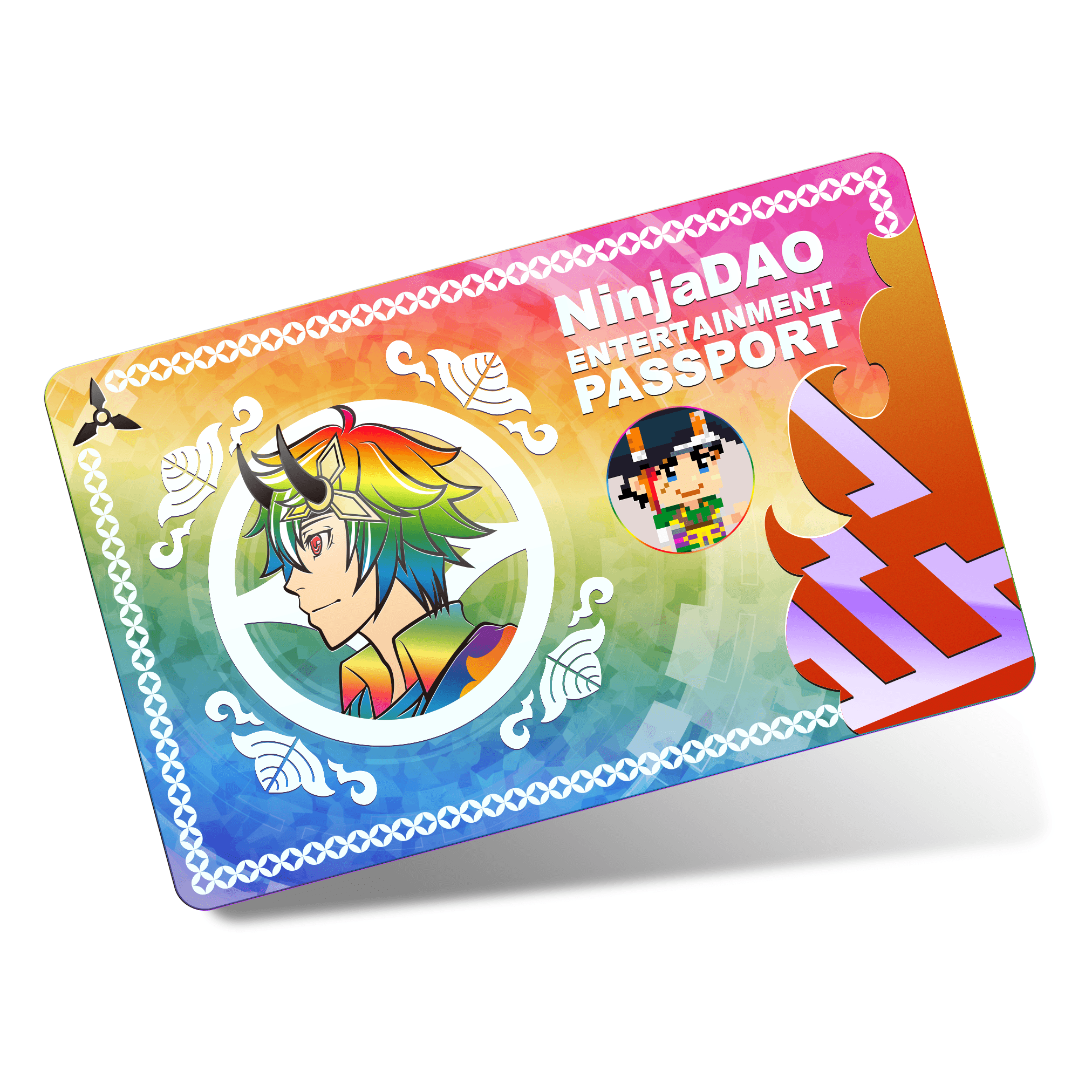 Rainbow card