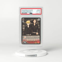 2022 Weiss Schwarz #EO44 Can't Promise, Chifuyu & Baji - Tokyo Revengers (PSA 10 GEM MINT)